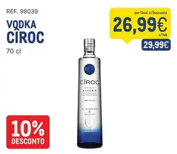 Makro Vodka ciroc promoção