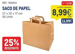 Makro saco de papel promoção