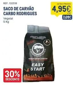 Makro Saco de carvão carbo rodrigues promoção