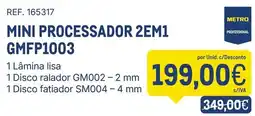 Makro mini processador 2em1 gmfp1003 promoção
