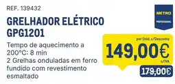Makro Grelhador elétrico metro professional promoção