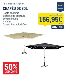 Makro Chapéu de sol metro professional promoção