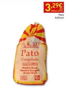 Recheio Avibom - pato congelado promoção