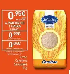 Recheio A+ - arroz promoção