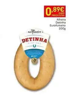 Recheio Detinha - alheira dedinha eurofumeiro promoção