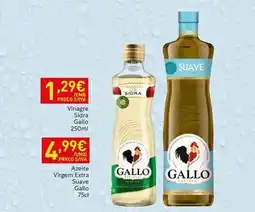 Recheio Gallo - vinagre extra suave promoção