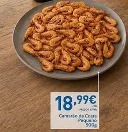 Recheio Camarão da costa pequeno promoção