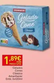 Recheio Amanhecer - gelados cones classico promoção