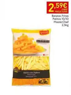 Recheio Masterchef - batata fritas palitos 10/10 promoção