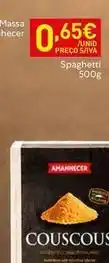 Recheio Amanhecer - spaghetti promoção