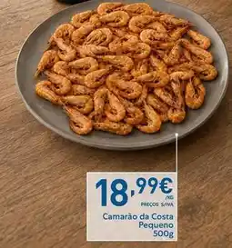Recheio Camarão da costa pequeno promoção