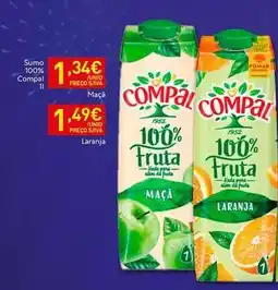 Recheio Compal - sumo 100% promoção