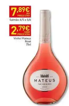 Recheio Mateus - vinho rosé promoção