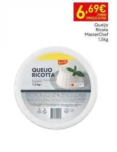 Recheio Masterchef - queijo ricota promoção