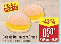 ALDI com - bola de berlin com creme promoção