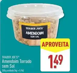 ALDI Amendoim torrado sem sal promoção