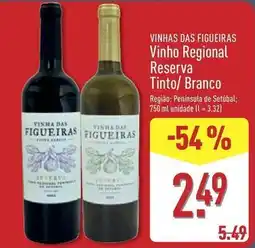 ALDI Vinhas de pegões - vinho regional reserva tinto/ branco promoção