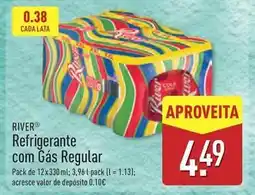 ALDI com - refrigerante com gas regular promoção