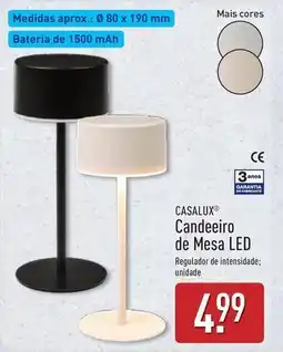 ALDI Candeiro de mesa led promoção