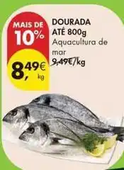 Pingo Doce Aquacultura - dourada até 800g promoção