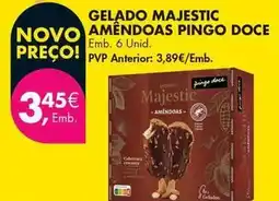 Pingo Doce Pingo doce - gelado majestic amêndoas promoção