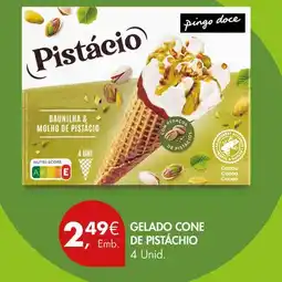 Pingo Doce Pingo doce - gelado cone de pistacio promoção