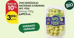 Pingo Doce Bio - uvas biologicas nacionals s/grainha promoção