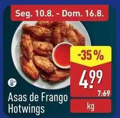 ALDI Asas de frango promoção
