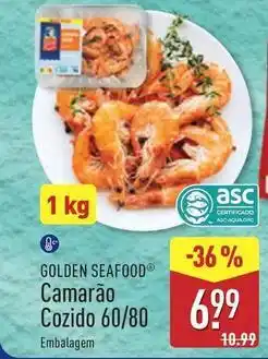 ALDI Golden seafood - camarão cozido promoção