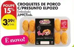 Pingo Doce Elpozo - croquetes de porco c/ presunto promoção