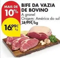 Pingo Doce A+ - bife da vazia de bovino promoção