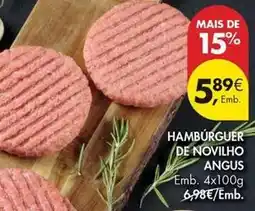 Pingo Doce Angus - hamburguer de novilho angus promoção