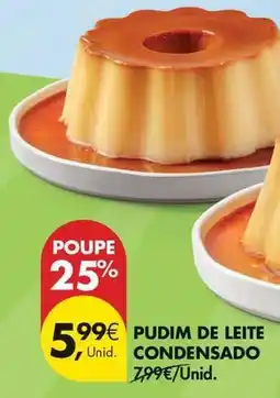Pingo Doce Condestável - pudim de leite condensado promoção