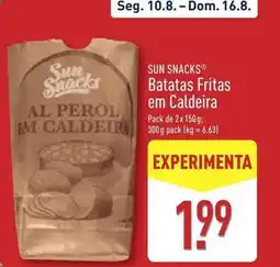 ALDI Sun - batatas fritas em caldeira promoção