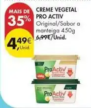 Pingo Doce Proactiv - creme vegetal pro activ promoção