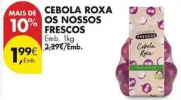 Pingo Doce Cebola roxa promoção