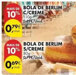 Pingo Doce Bola de berlim s/creme promoção