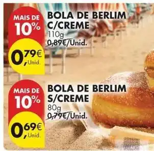 Pingo Doce Bola de berlim s/creme promoção