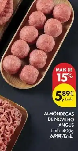 Pingo Doce Angus - almondegas de novilho promoção