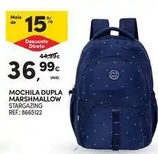 Continente Bom dia Mochila dupla marshmallow promoção