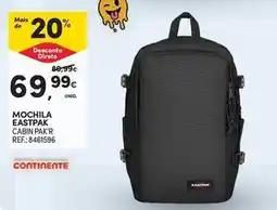 Continente Bom dia Eastpak - mochila cabin pak promoção