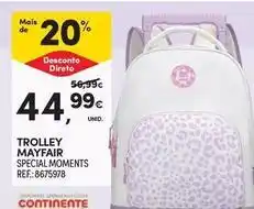 Continente Bom dia Special - trolley mayfair promoção
