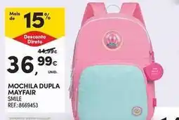 Continente Bom dia Mochila dupla promoção