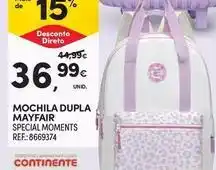 Continente Bom dia Special - mochila dupla mayfair promoção