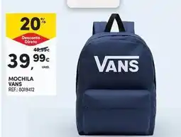 Continente Bom dia Vans - mochila promoção