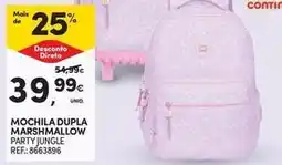 Continente Bom dia Mochila dupla marshmallow promoção