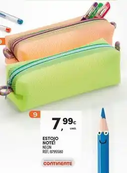Continente Bom dia Note - estojo promoção