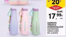 Continente Bom dia Garrafa térmica marshmallow promoção