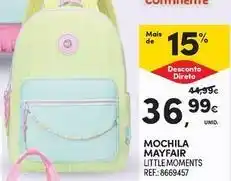 Continente Bom dia Mochila mayfair promoção