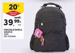 Continente Bom dia Mochila dupla promoção